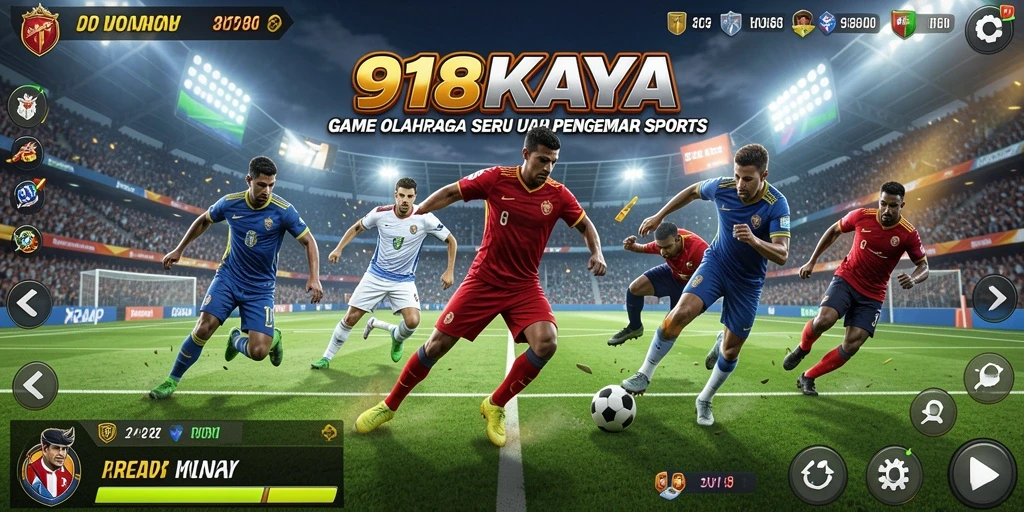 Screenshot gameplay 918KAYA menampilkan aksi olahraga yang seru dan menarik.