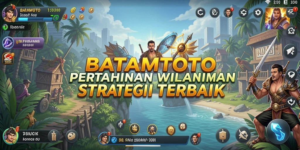 Tangkapan layar gameplay Tower Defense yang mendebarkan di BATAMTOTO.