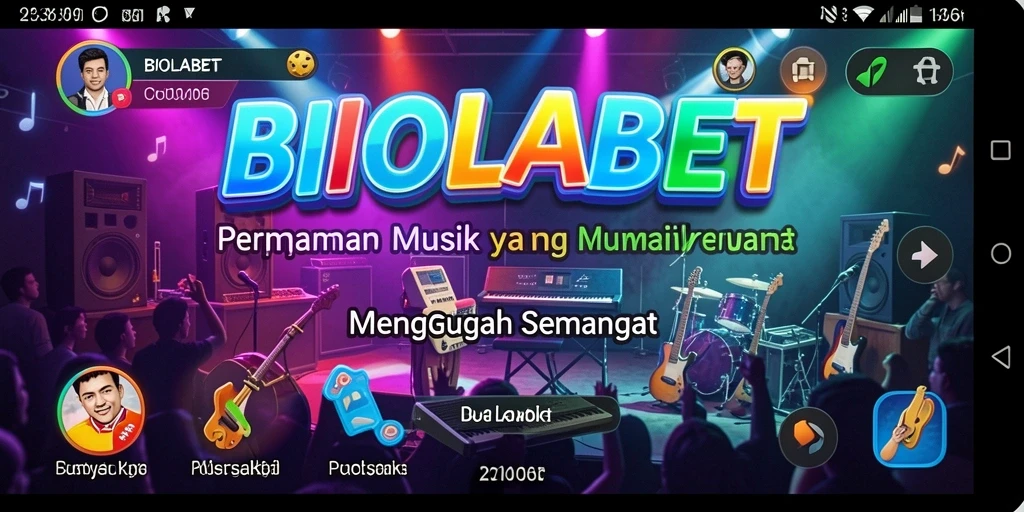 Screenshot gameplay <strong>BIOLABET</strong> menampilkan momen seru saat memainkan musik favorit.