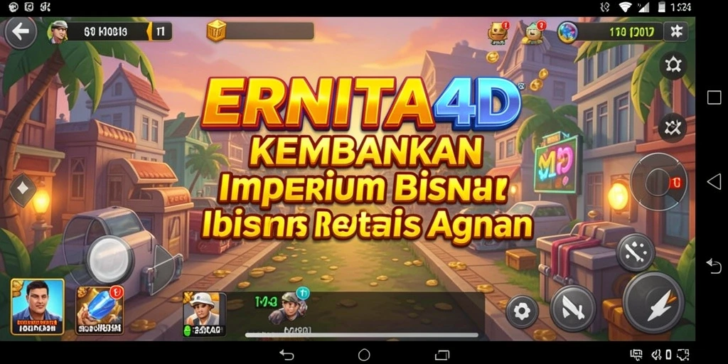 Tampilan gameplay menarik dari ERNITA4D yang menggambarkan strategi Tycoon.