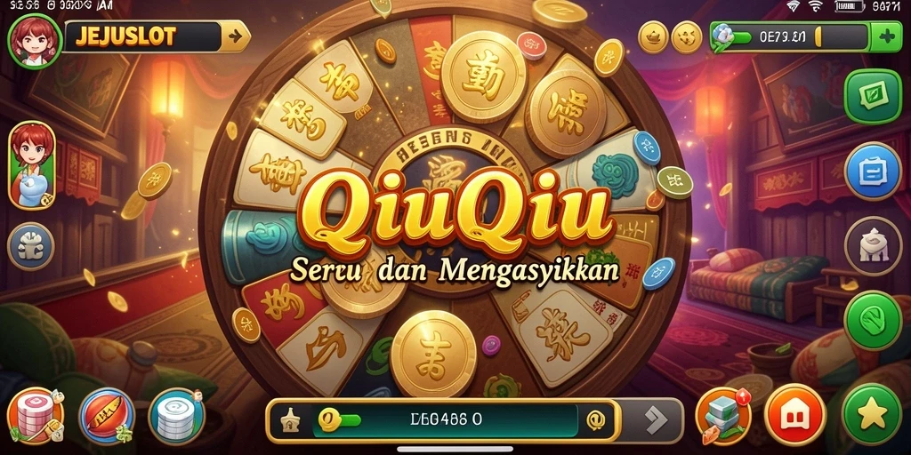 Tampilkan gameplay seru dalam permainan QiuQiu.