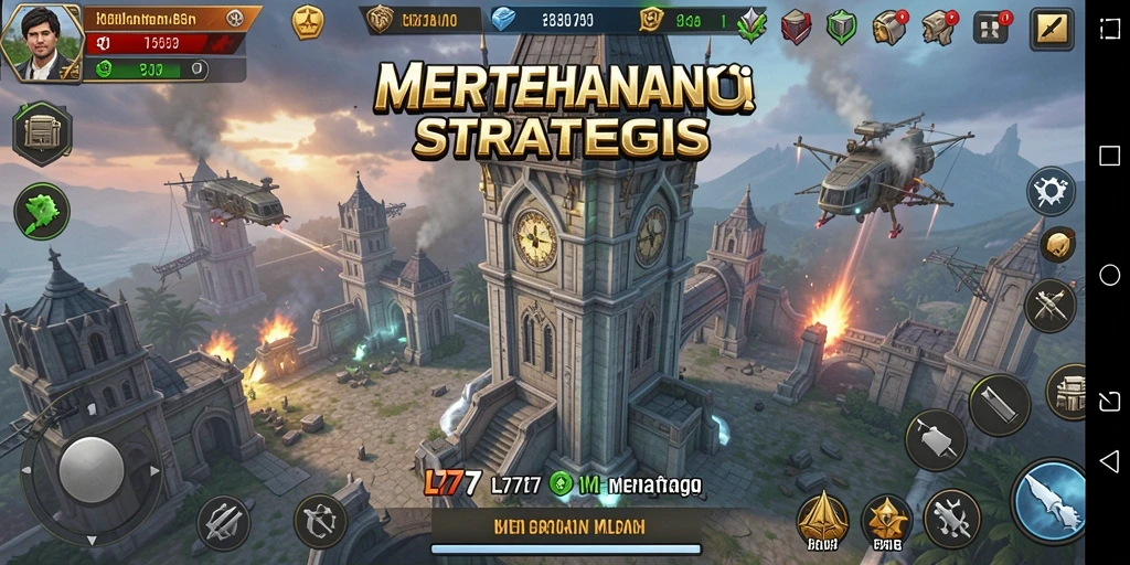 Tangkapan layar menampilkan momen seru dalam L777 selama gameplay Tower Defense.