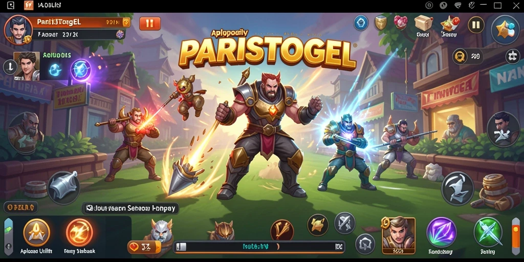 Tampilan antarmuka pengguna PARISTOGEL yang sederhana dan intuitif.