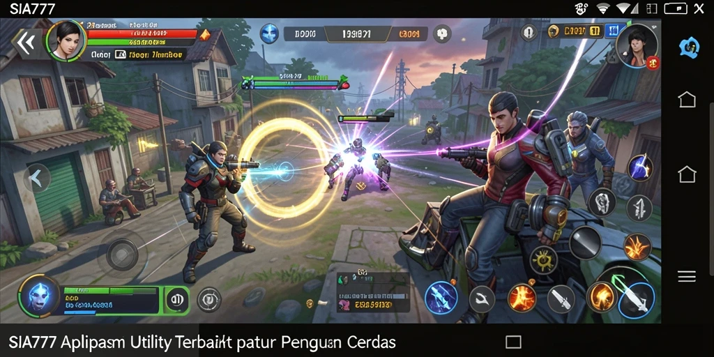 Screenshot SIA777 menunjukkan antarmuka pengguna yang sederhana dan fungsional.