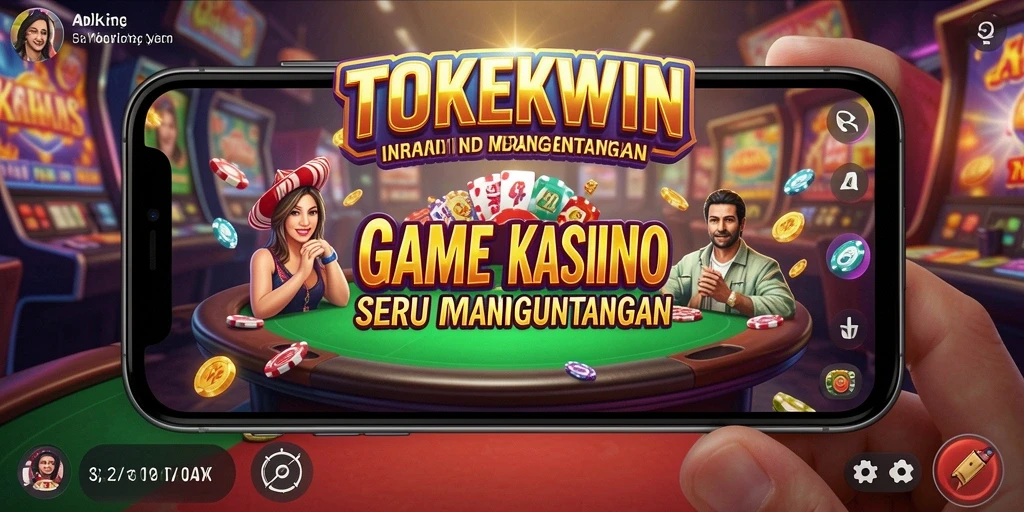 Tampilan gameplay seru dan menegangkan dalam TOKEKWIN.