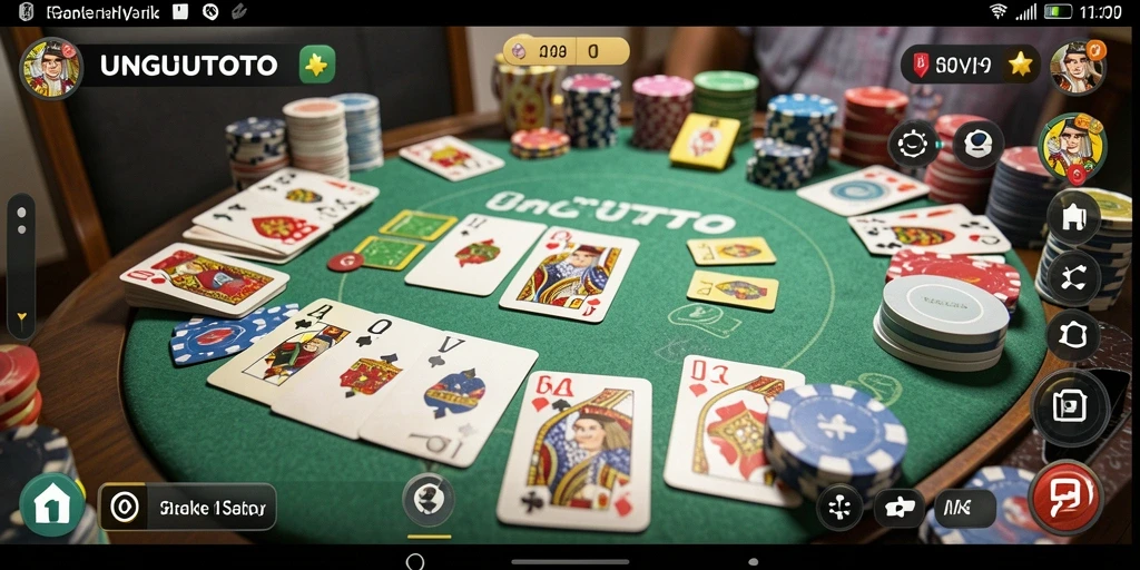 Tampilan gameplay Gaple yang seru dan interaktif di UNGUTOTO.